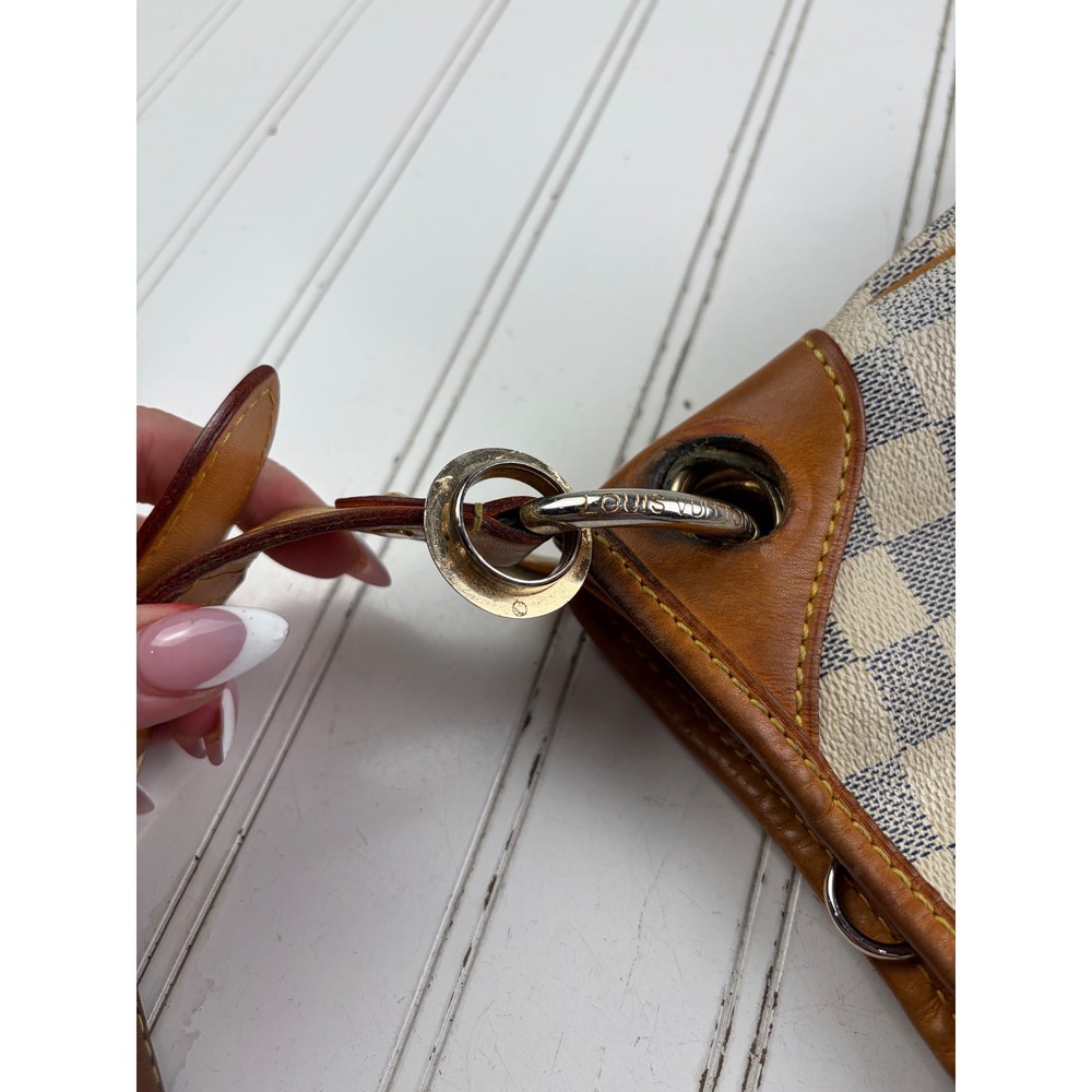 Louis Vuitton Vintage Damier Azur Canvas Hobo Galliera PM Shoulder Bag $1600 - Picture 5 of 16